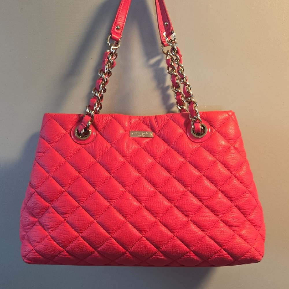 Kate Spade Maryanne Pink Quilted Shoulder Bag